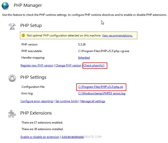 PHP IIS & SQL Server  (PDO)