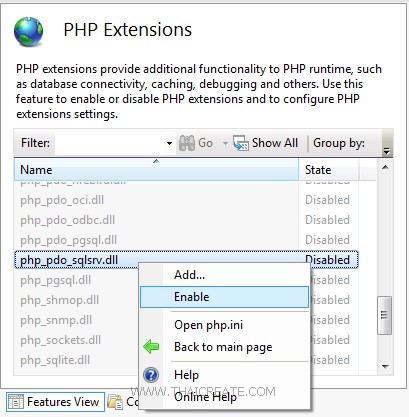 PHP IIS & SQL Server  (PDO)