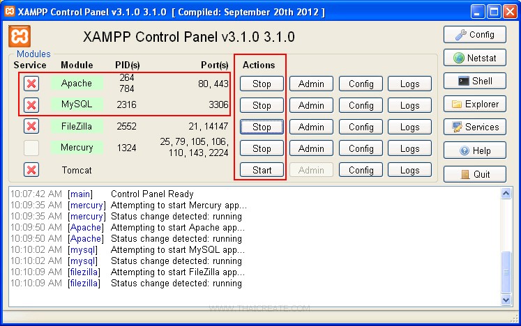 PHP Install XAMPP