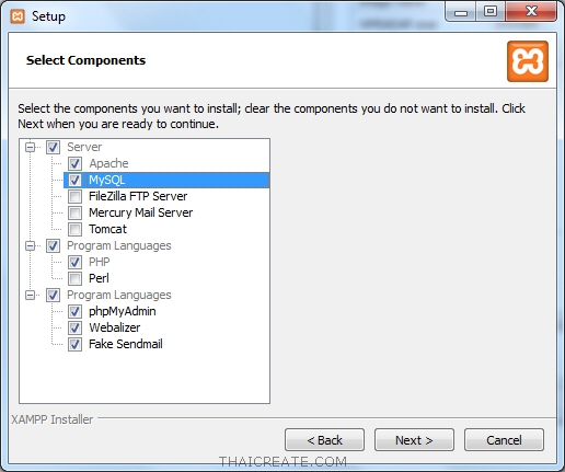 XAMPP 5.x PHP กับ MySQL XAMPP 5.x PHP กับ MySQL