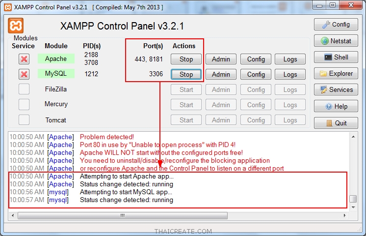 XAMPP 5.x PHP กับ MySQL XAMPP 5.x PHP กับ MySQL