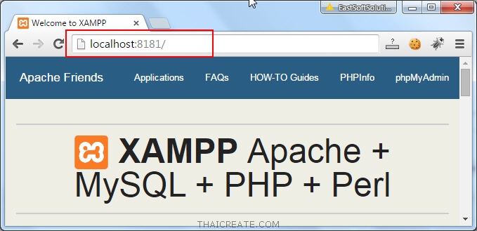 XAMPP 5.x PHP กับ MySQL