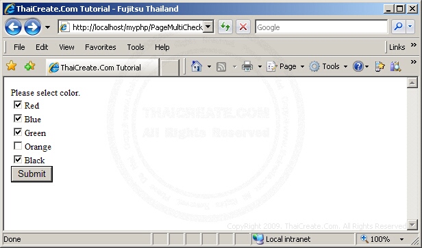 PHP Multiple Checkbox PHP Multiple Checkbox