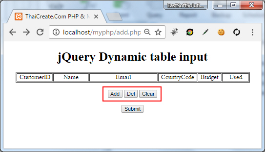 PHP MySQL Multiple Record Add/Insert Data Record (mysqli)