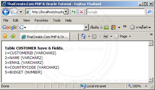 PHP & Oracle