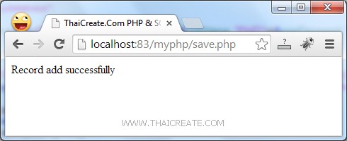 PHP SQL Server Add/Insert Data Record (sqlsrv)