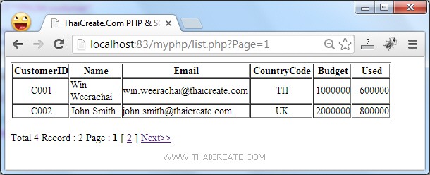 PHP SQL Server List Data Record Paging/Pagination (sqlsrv) PHP SQL Server List Data Record Paging/Pagination (sqlsrv)