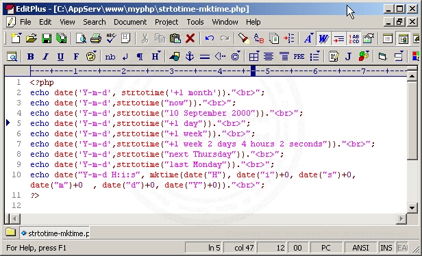 PHP strtotime mktime PHP strtotime mktime