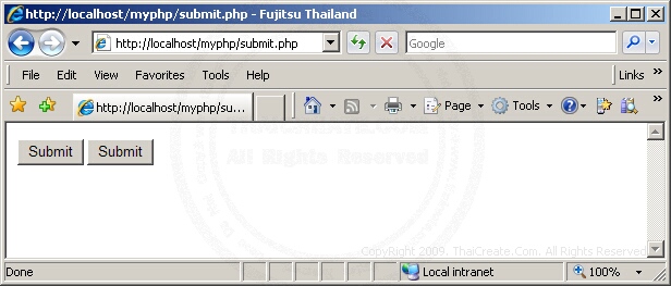 PHP Submit