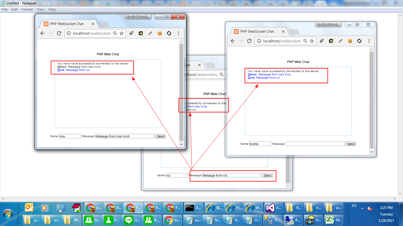 WebSocket Client Server