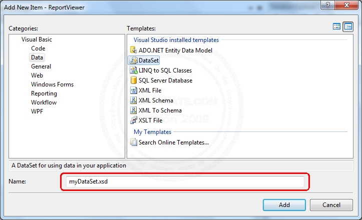 ReportViewer and DataSet ReportViewer and DataSet