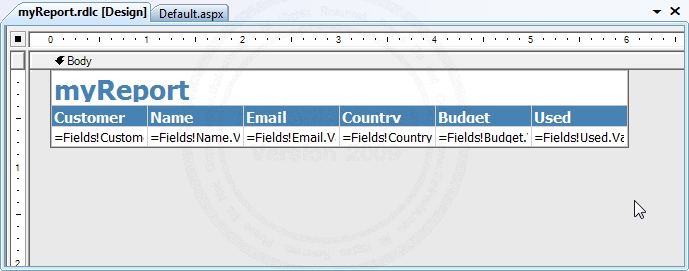 ReportViewer and DataSet ReportViewer and DataSet