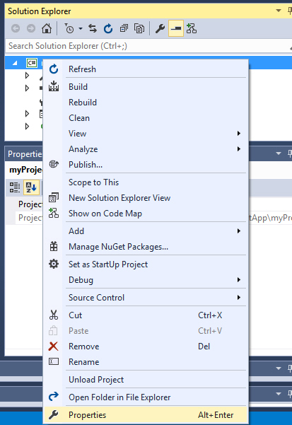 Setup Project Visual Studio