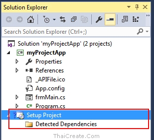 Setup Project Visual Studio