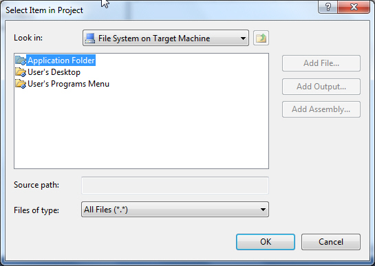 Setup Project Visual Studio