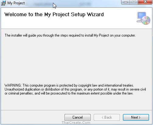 Setup Project Visual Studio