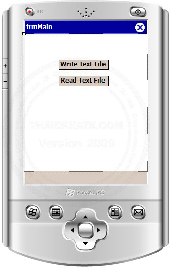 Smart Device Mobile Application Read and Write Text File