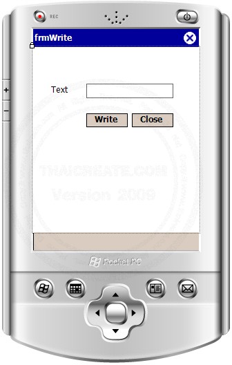 Smart Device Mobile Application Read and Write Text File