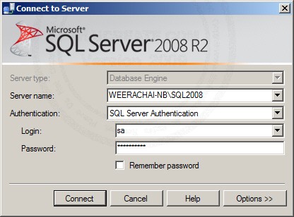 SQL Server 2008 Authentication Mode