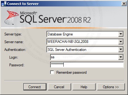SQL Server 2008 Create Database and Table