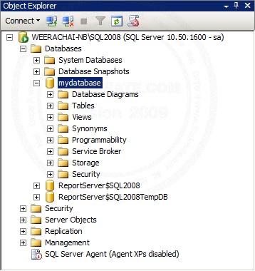 SQL Server 2008 Restore Database