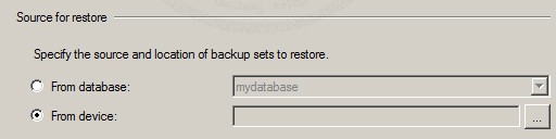 SQL Server  2008 Restore/Import