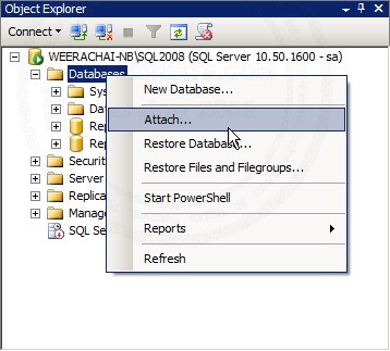 SQL Server 2008 Restore Database