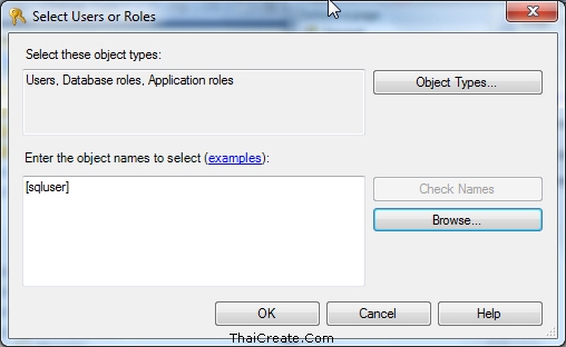 การสร้าง User บน SQL Server Database และการ Grant กำหนดสิทธิ์ เช่น การ ...