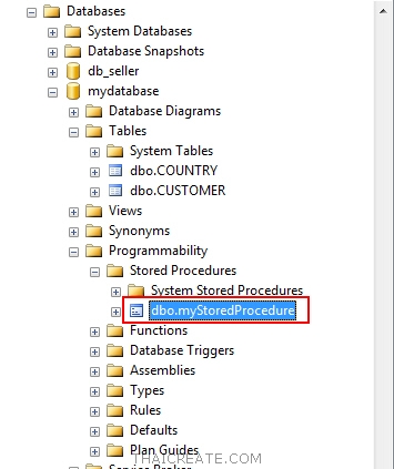 Stored Procedure บน SQL Server