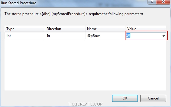 Debug Stored Procedure