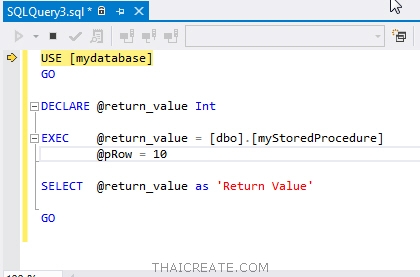 Debug Stored Procedure