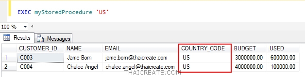 Parameters Stored Procedure Parameters Stored Procedure