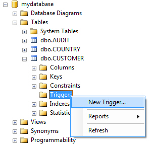 Trigger บน SQL Server Trigger บน SQL Server