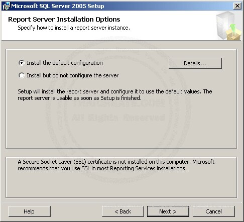 SQL Server 2005 Installation