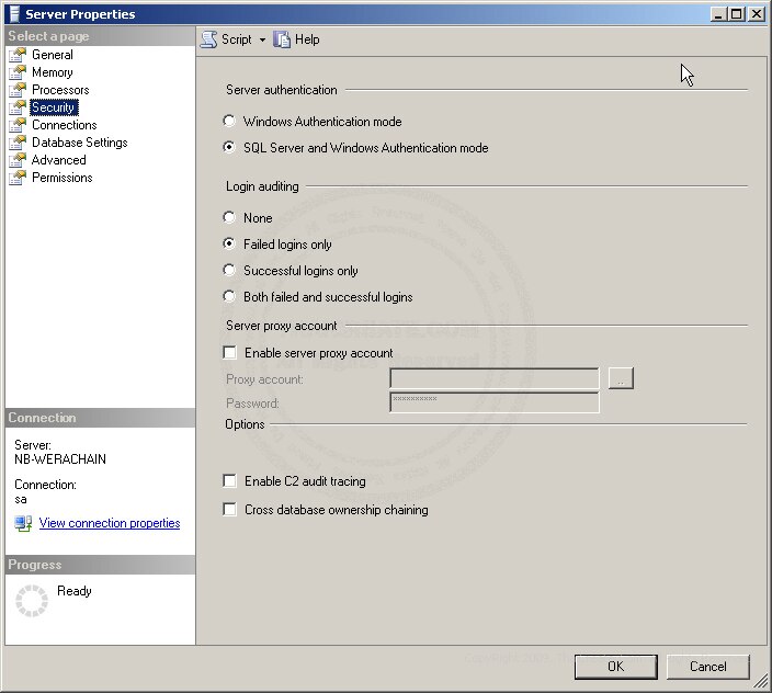 SQL Server Authentication