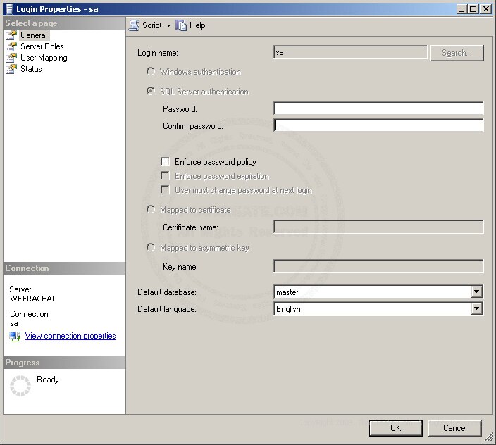 SQL Server Authentication