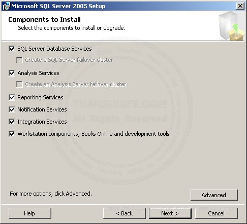 SQL Server 2005 Installation
