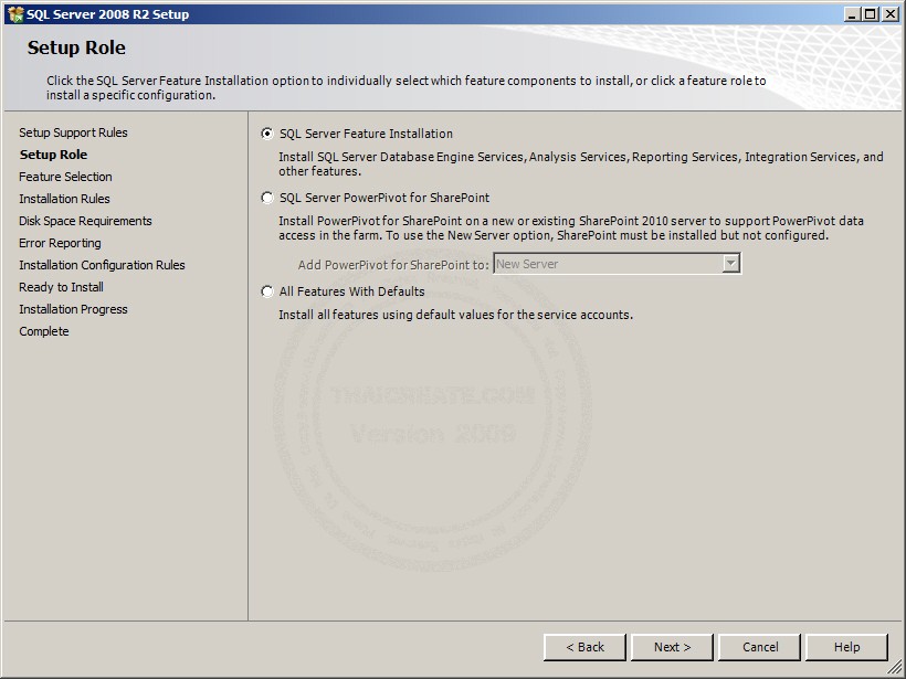 SQL Server 2008 Installation