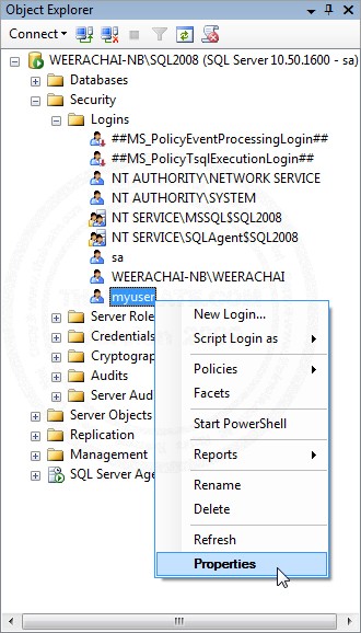 SQL Server Create Login and Create User SQL Server Create Login and Create User