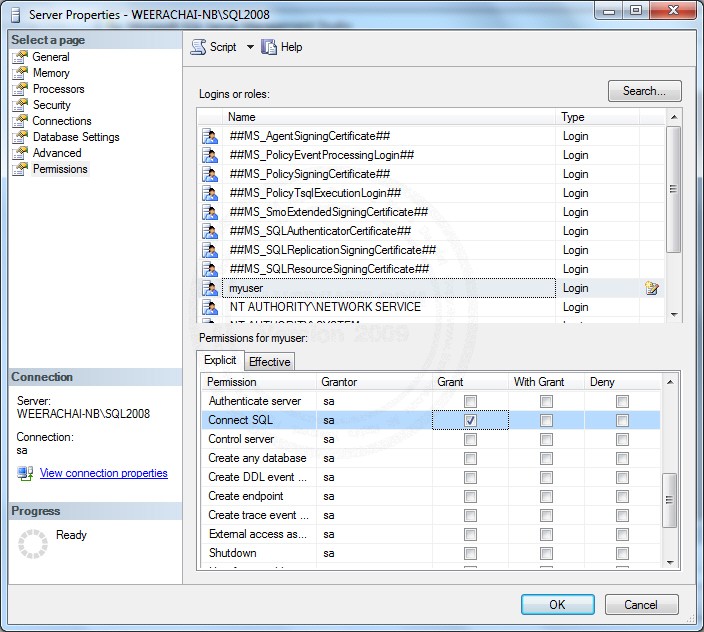 SQL Server Create Login and Create User SQL Server Create Login and Create User