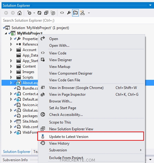 SVN Visual Studio