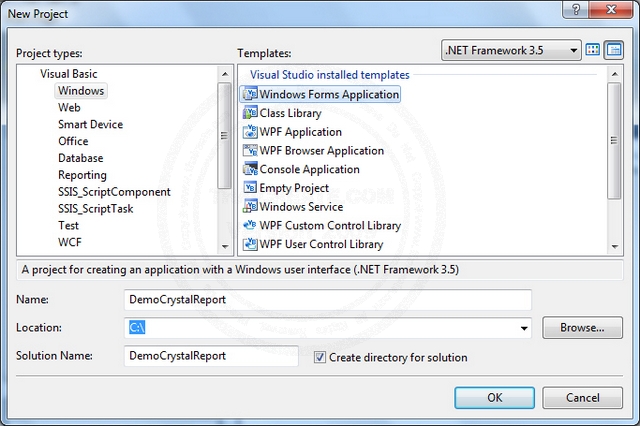 Crystal Report and Visual Studio (VB.NET , C#)