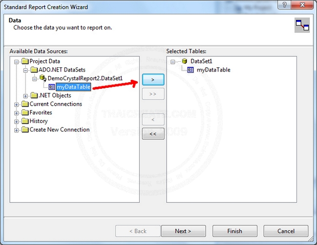 Crystal Report กับ DataSet หรือ DataTable Crystal Report กับ DataSet หรือ DataTable