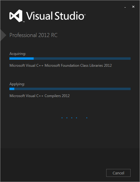 Install Visual Studio 2012