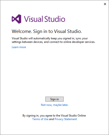 ดาวน์โหลดติดตั้ง Visual Studio 2015 For Desktop, Web, Windows และ Team  Foundation