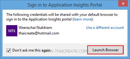 Visual Studio Insight ตอนที่ 7 : การใช้งาน Application Insights บน Visual Studio Online การ ...