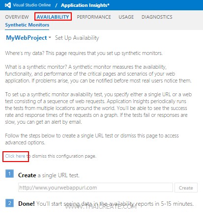 Visual Studio Insight ตอนที่ 7 : การใช้งาน Application Insights บน Visual Studio Online การ ...