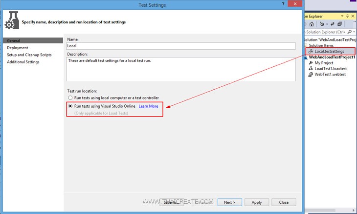 Cloud Load Testing Visual Studio Online