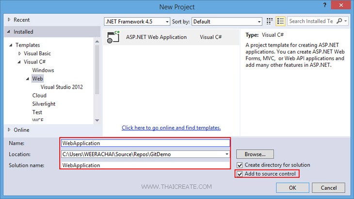 TFS Git Integration Visual Studio Online