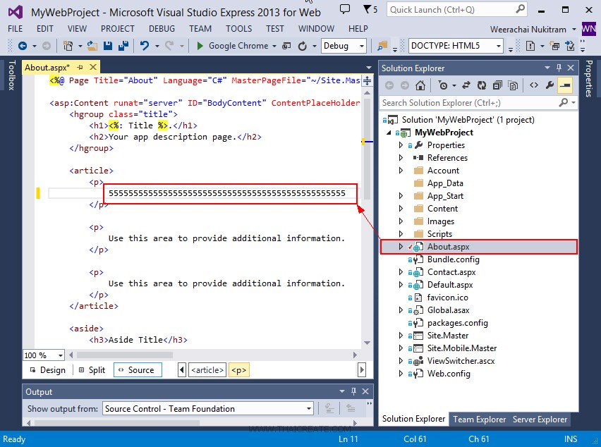 ตอนที่ 3 : การใช้งาน Hosted Source Control (TFVC) และการ Publish บน ...